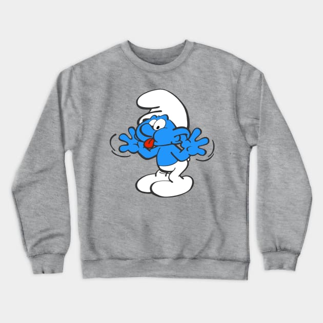 smurf Crewneck Sweatshirt by small alley co